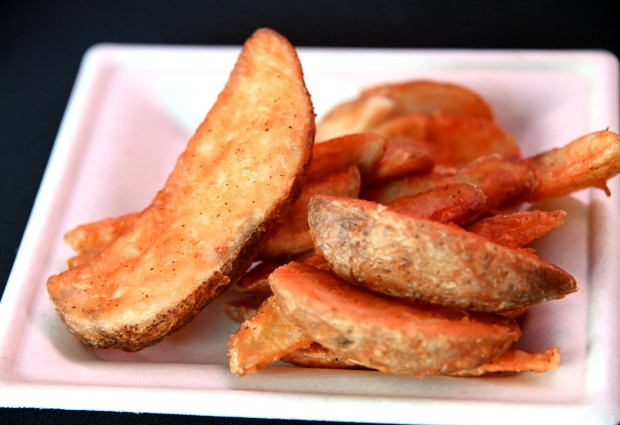 French fries at M&T Bank Stadium is one of the food items available this year. (Lloyd Fox/Staff)