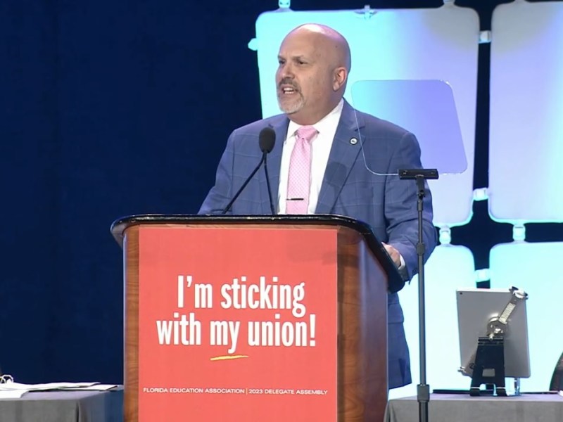 Florida teachers union president slams intimidation after state threatens social media probe