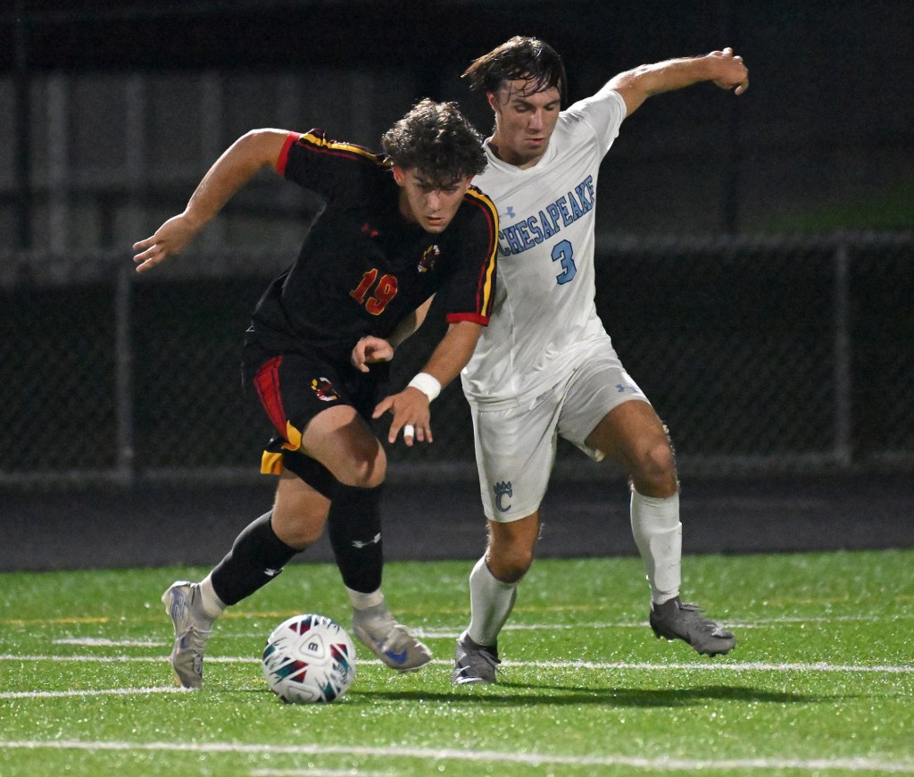 Greg Frey’s OT penalty kick sends Crofton boys soccer over No. 9 Chesapeake, 3-2