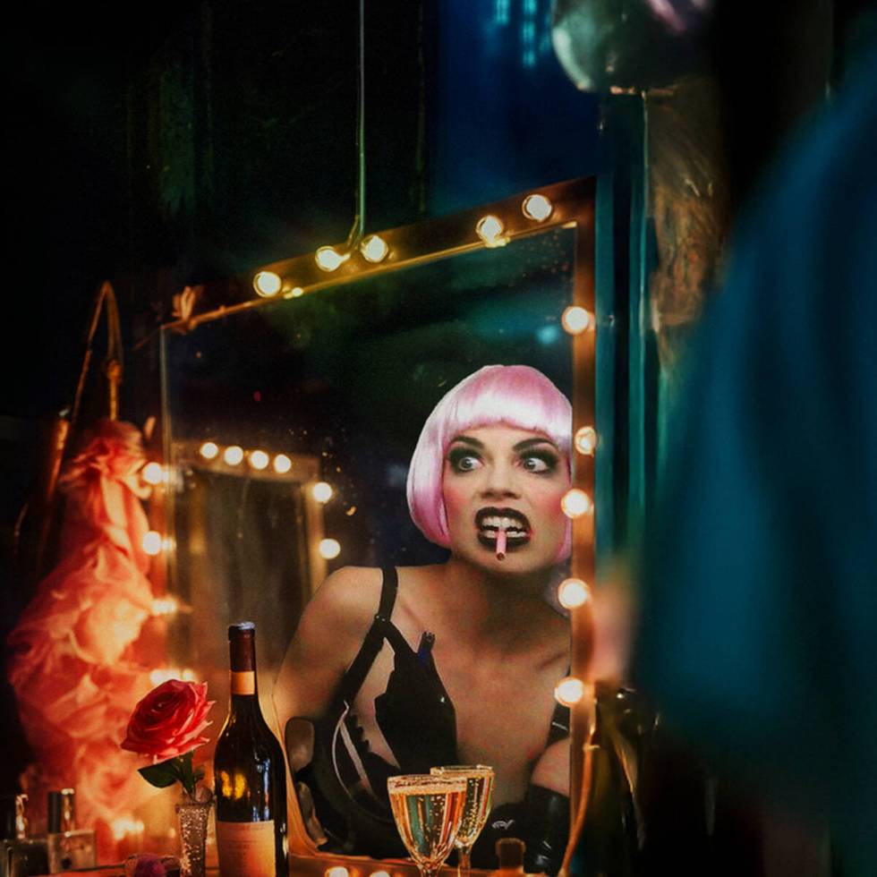 Laurie Hagen, host of The Party at Superfrico, which combines dinner with live performances, in ...