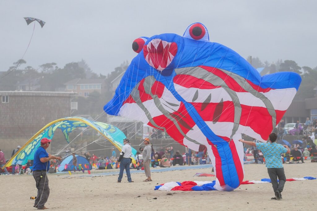 Kite flyers paint the coast with color at Lincoln City festival