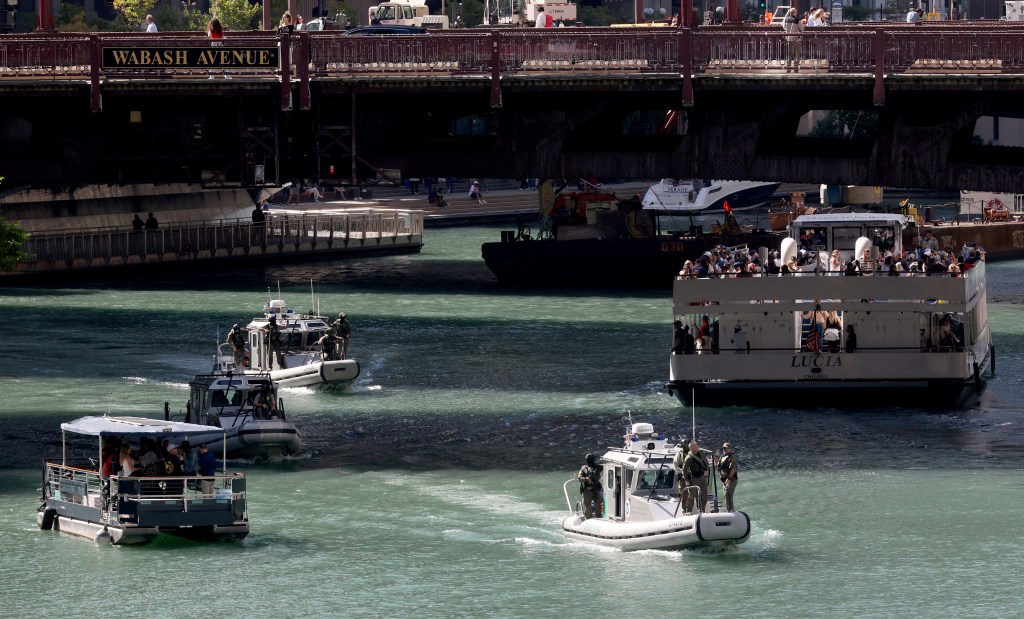 US Border Patrols arrives in Chicago Harbor