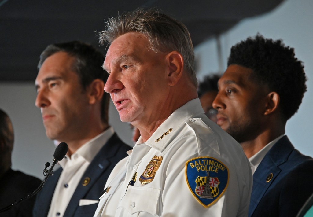 Baltimore Police Commissioner Worley hospitalized after fall