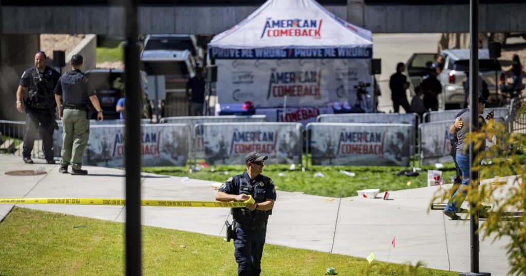 A college campus, a fiery speaker — and then a single gunshot