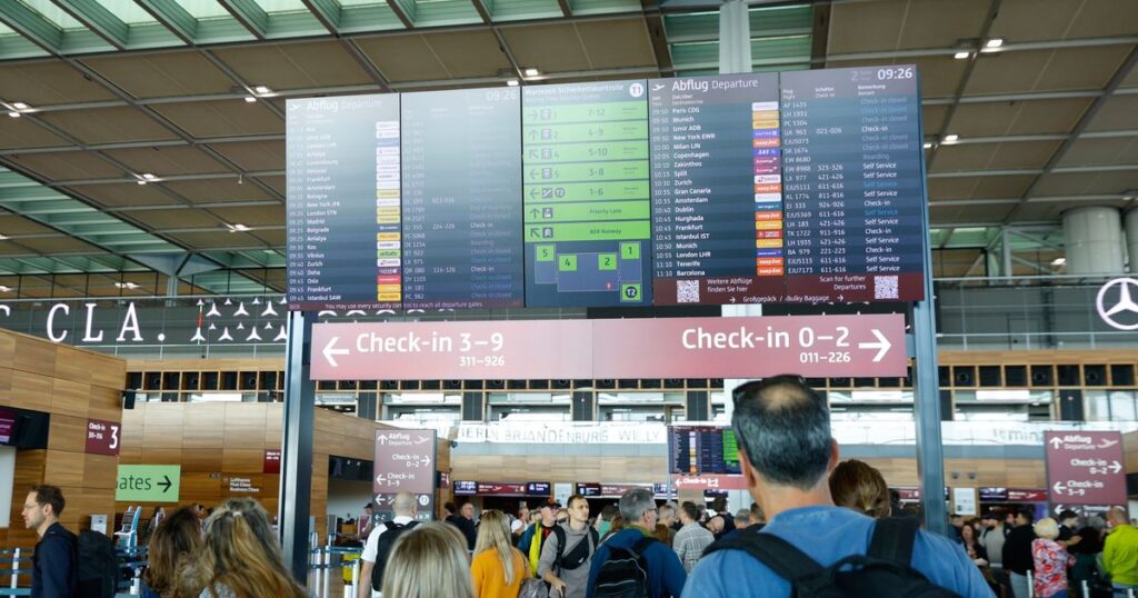 Cyberattack disrupts check-in systems at major European airports