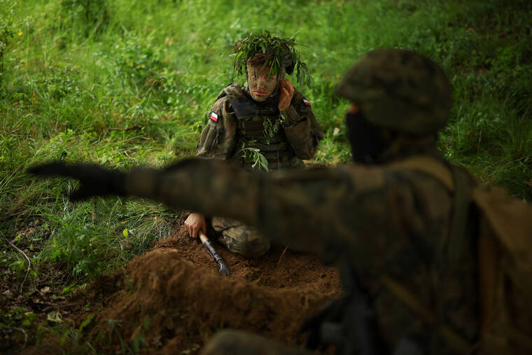 Fearful of Russian attack, Polish citizens flock to military training
