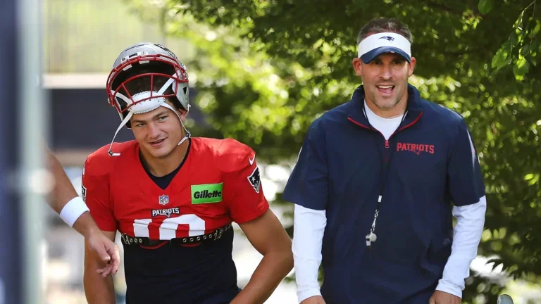 Josh McDaniels, Patriots QB coach setting bar high for Drake Maye in 2025