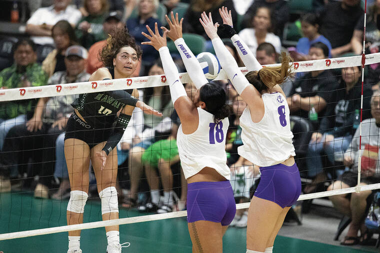 Rainbow Wahine volleyball has tough road trip this weekend