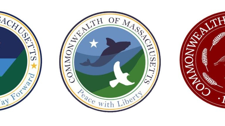 The top state flag, seal, and motto finalists