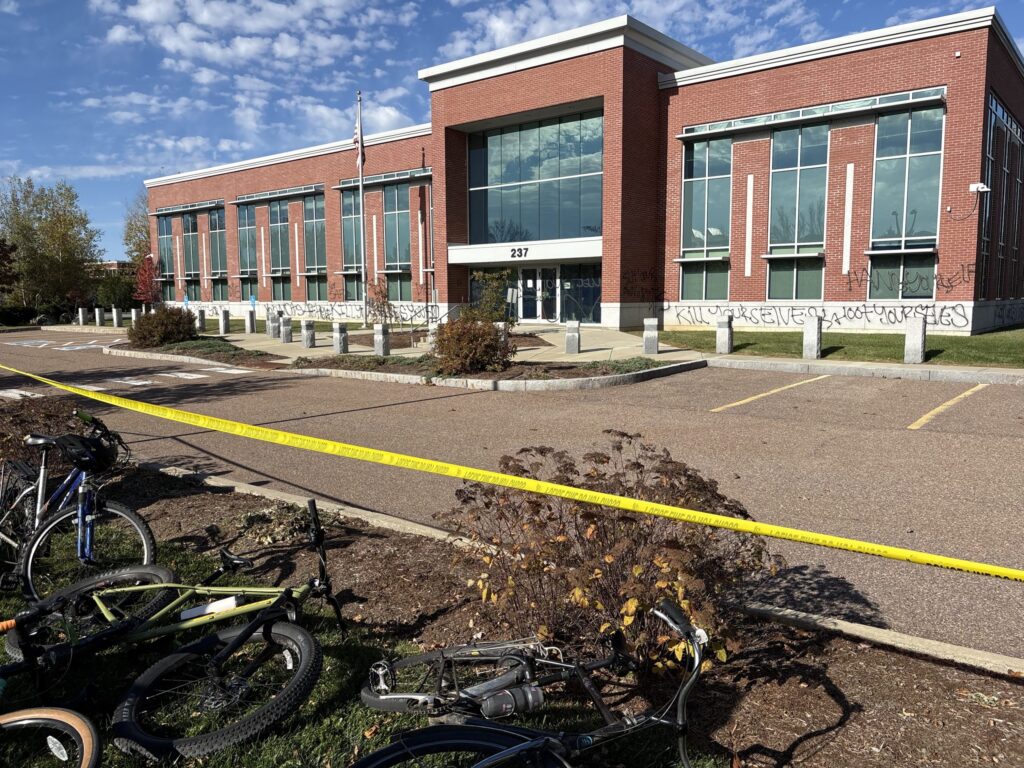 Homeland Security Building in Williston Hit With Hateful Graffiti