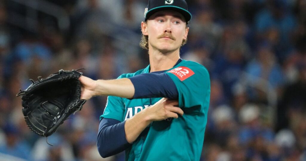 ALCS: Bryce Miller weathered early storm to give Mariners a gem in Game 1