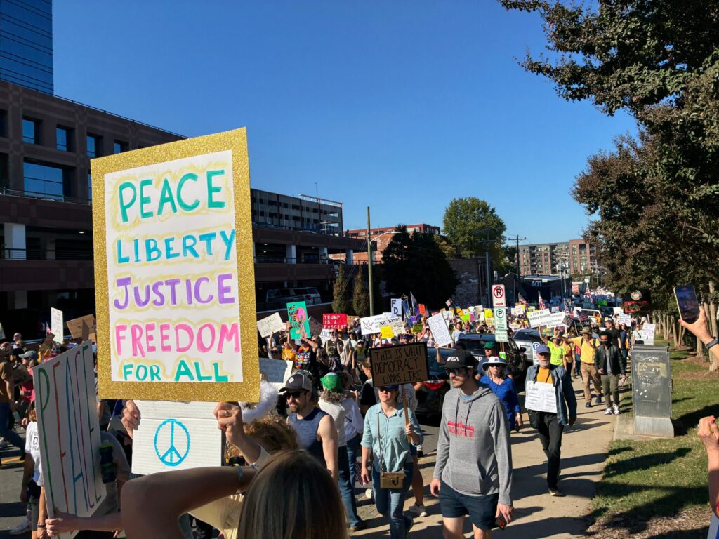 Durham’s Second No Kings Rally Draws Thousands