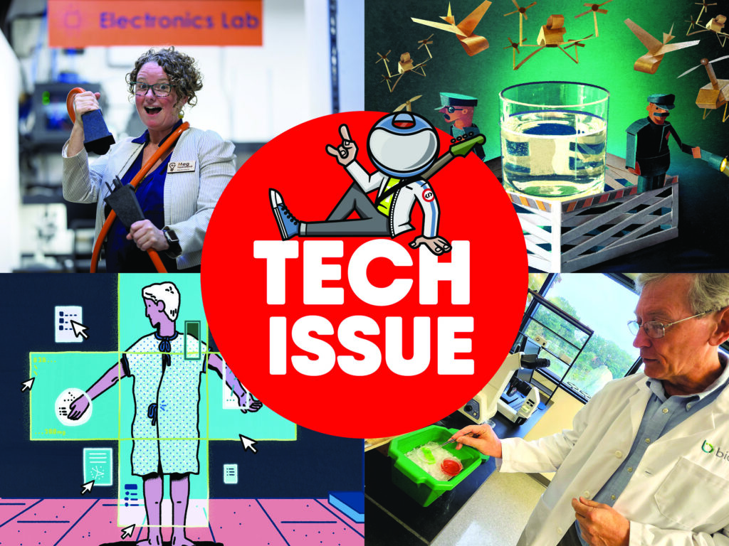 The Tech Issue Touches Grass