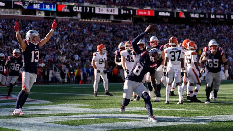 Stefon Diggs Patriots touchdown