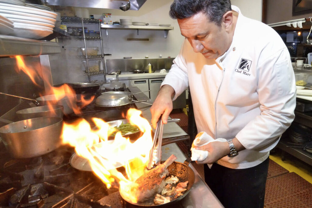Chef Marc Sgrizzi, owner of Sgrizzi by Chef Marc in southwest Las Vegas, one of Yelp's top ...