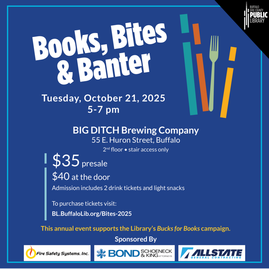 Books, Bites & Banter Happy Hour fundraiser