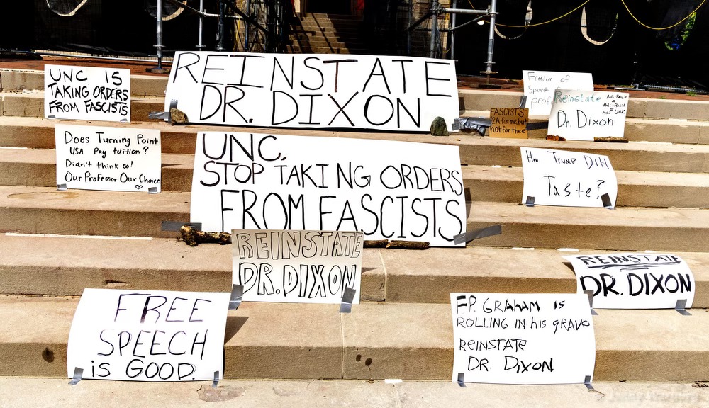 UNC reinstates formerly suspended professor Dwayne Dixon