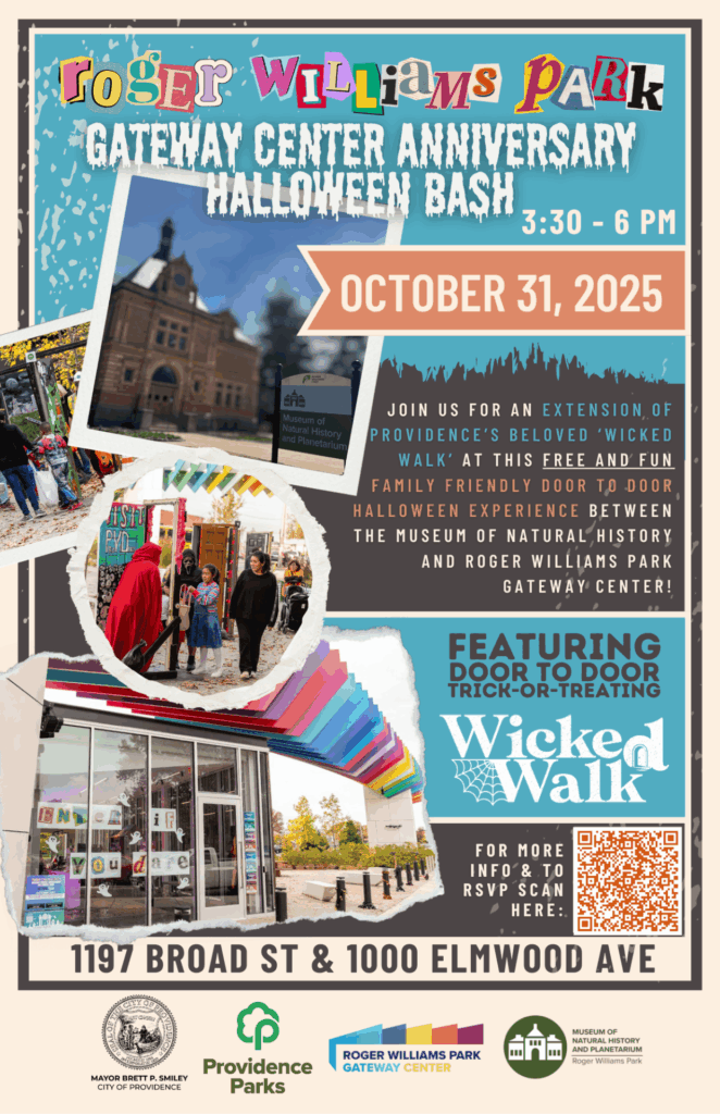Halloween Anniversary Bash with Wicked Walk Doors at the Roger Williams Park Gateway Center & Museum of Natural History