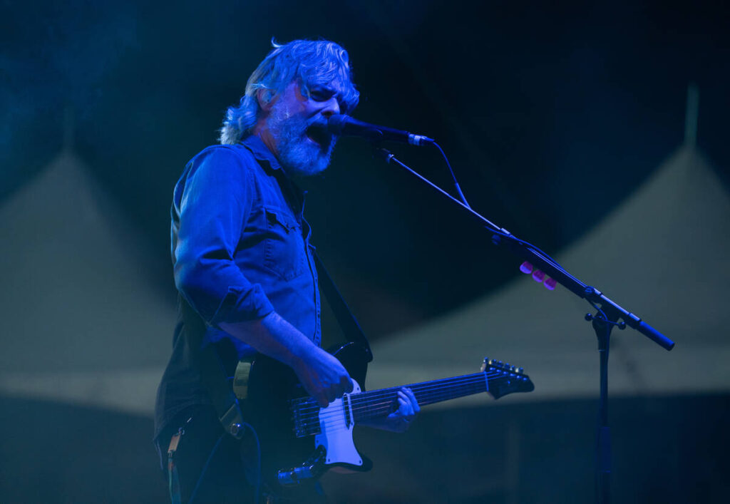 Jake Snider, lead vocalist and guitarist of Minus the Bear, Friday night’s headlining ba ...