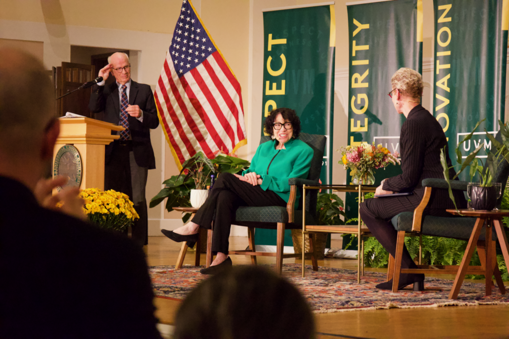 Sonia Sotomayor Speaks to Full House at UVM