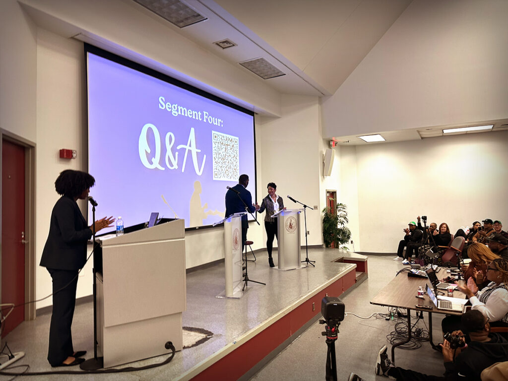 Bell and Williams Square Off in Mayoral Debate