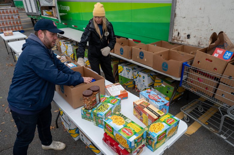 Augusta food drive volunteers strive to fill need
