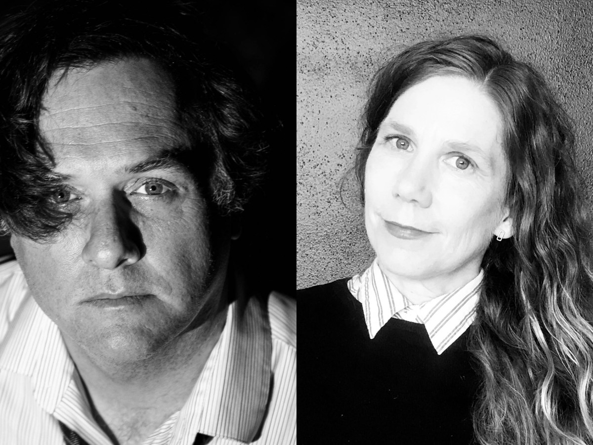 Shane Hinton and Teresa Carmody read at Burrow Press event at Bynx