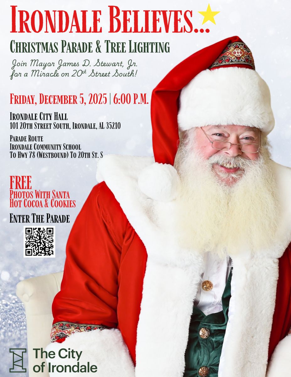 Irondale Christmas Parade V2 2024.png FREE holiday events + easy ways to give back this season in Irondale
