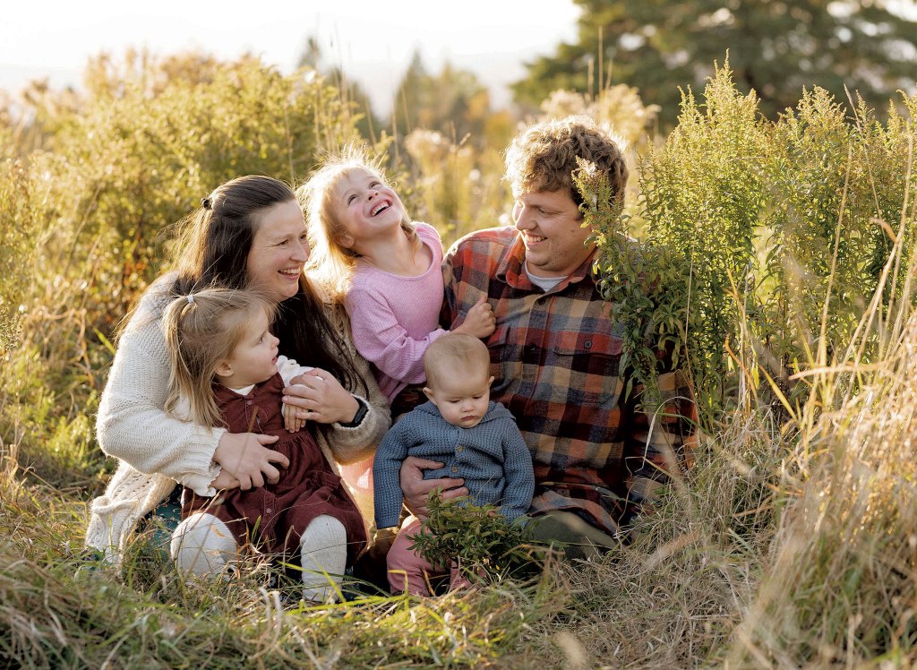 Alison Byrnes and family