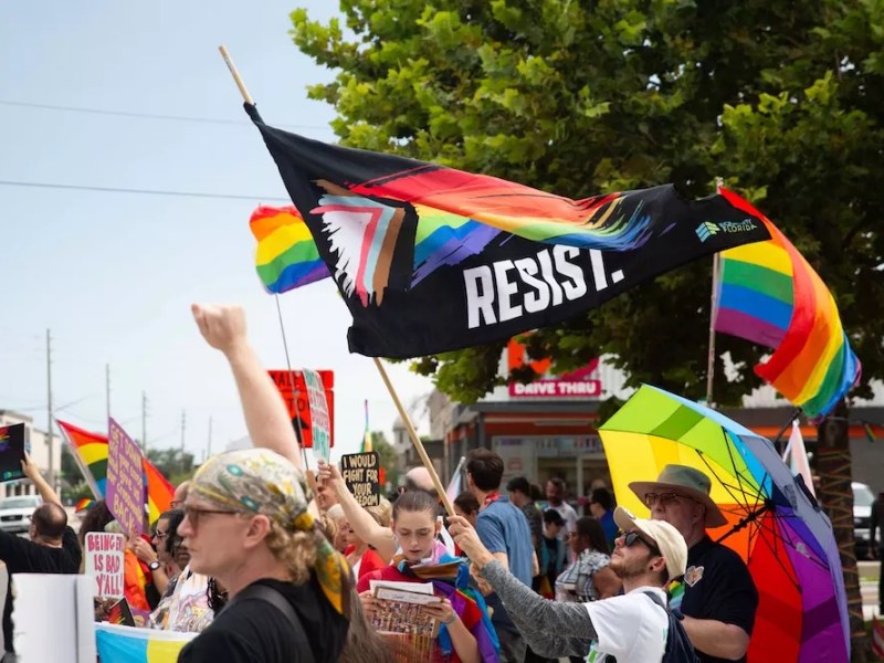 Protester assaulted at Pulse crosswalk