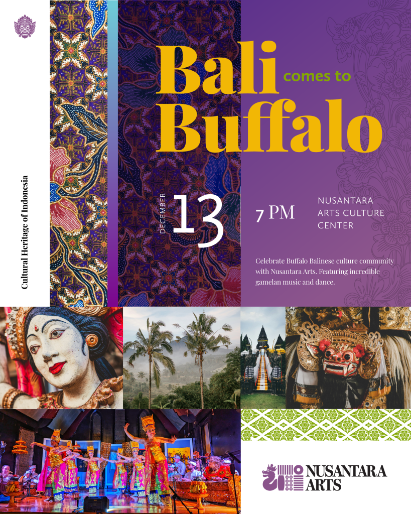 Bali Comes to Buffalo Returns for its Third Year with an Exciting Music & Dance Celebration