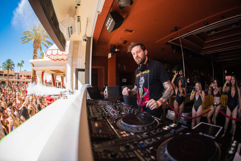 Dillon Francis is shown at Encore Beach Club in this undated photo. The star DJ is among the pe ...