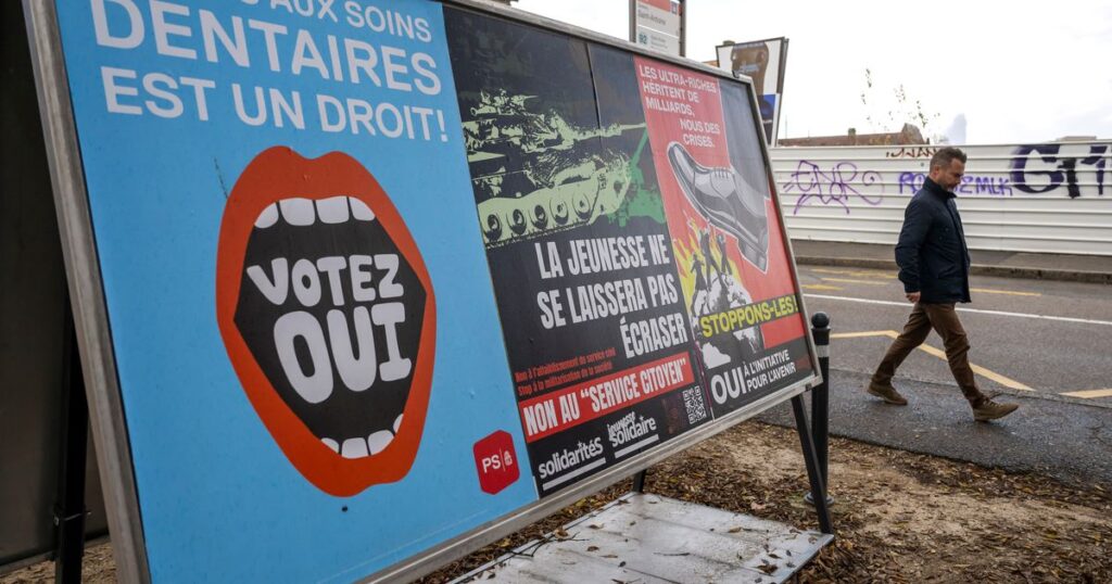 Swiss voters reject mandatory national service for women and new inheritance tax