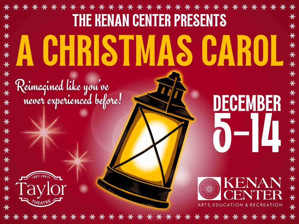 The Kenan Center Presents a Fast-Paced, Heartfelt, and Darkly Funny Reimagining of A Christmas Carol