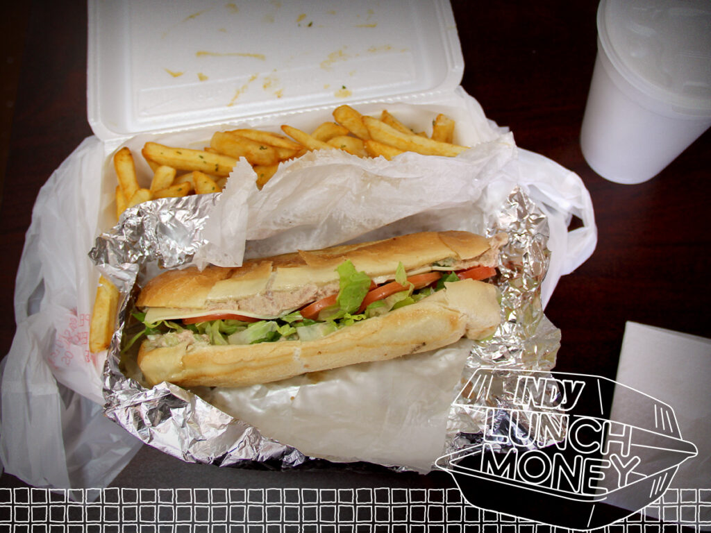 Tuna Salad on a Hoagie at the Blue Ridge Deli & Cafe