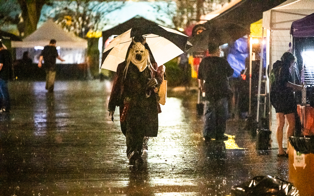 KrampusFest featured something even naughtier than its namesake: torrential rain