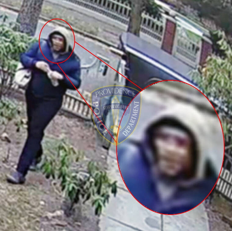 U.S. PROVIDENCE POLICE VIA REUTERS
                                A screengrab from a video released by the Providence Police shows an individual they want to speak with who was in the proximity of the person of interest in connection with the shooting at Brown University in Providence, Rhode Island,
