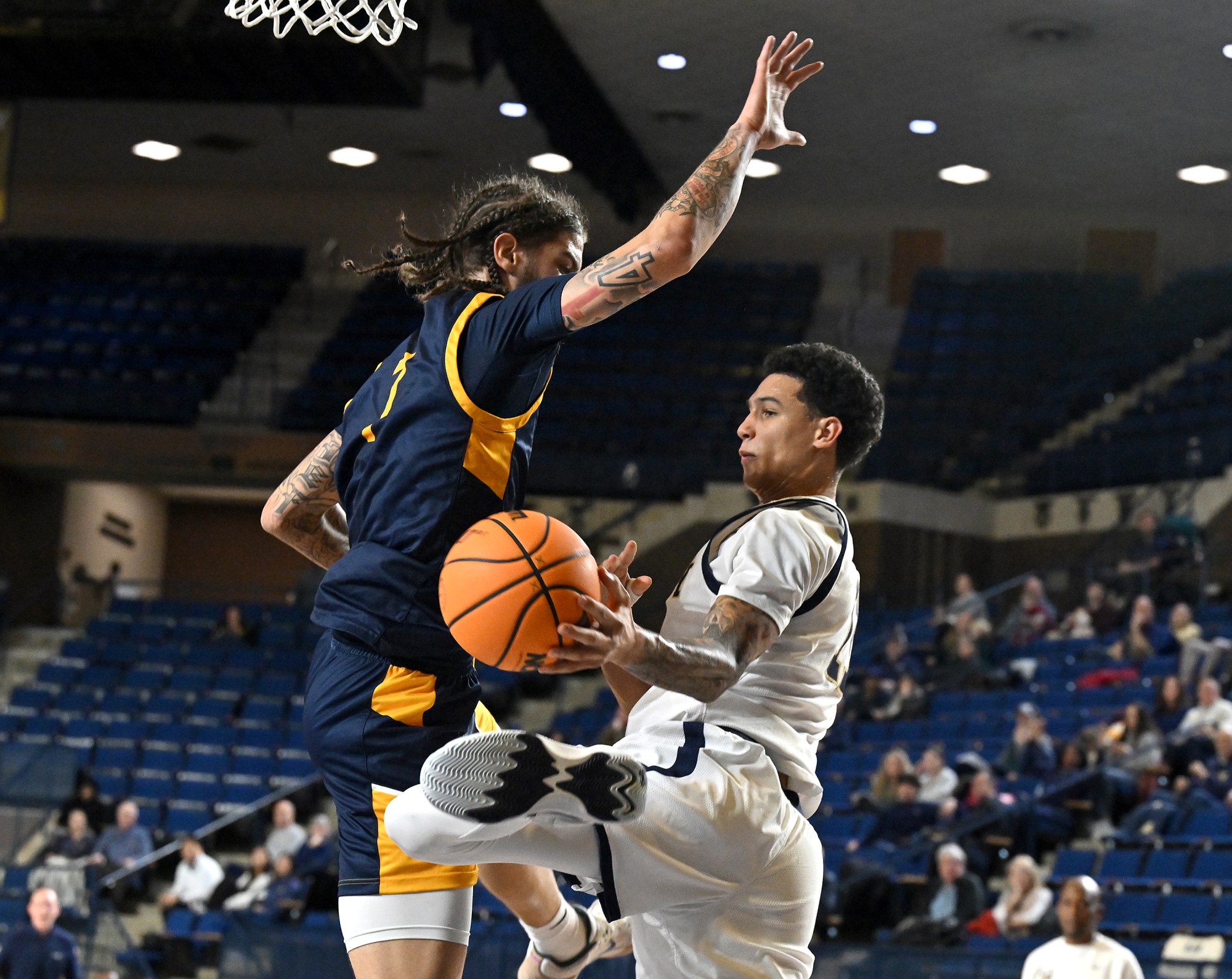 Dec. 19, 2025 Navyâs Donovan Draper makes an aerobatic pass...