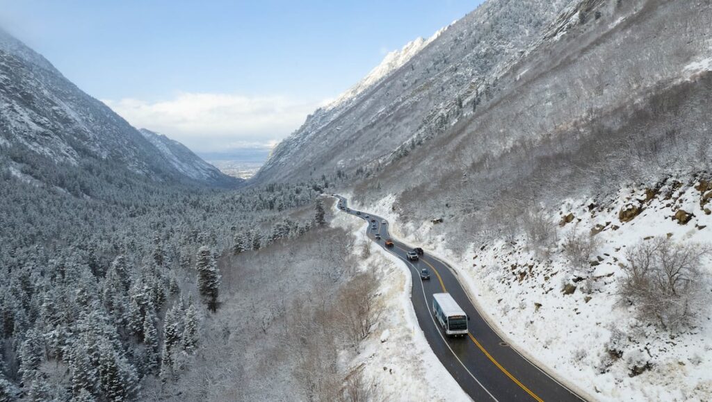 A person is being rescued after falling near the Cottonwood Canyons