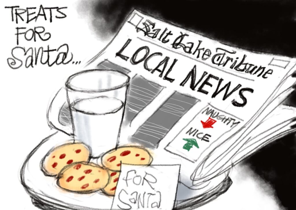 Bagley Cartoon: Good News - The Salt Lake Tribune