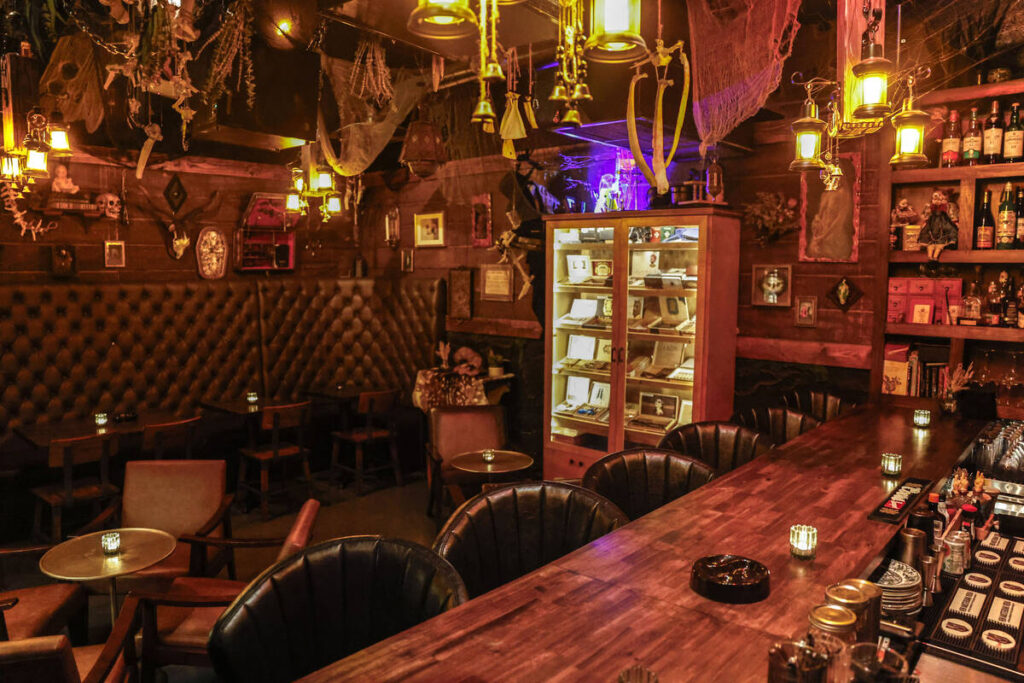 The Dark Arts room at Grey Witch is photographed Tuesday, Nov. 25, 2025 in Las Vegas. (Benjamin ...