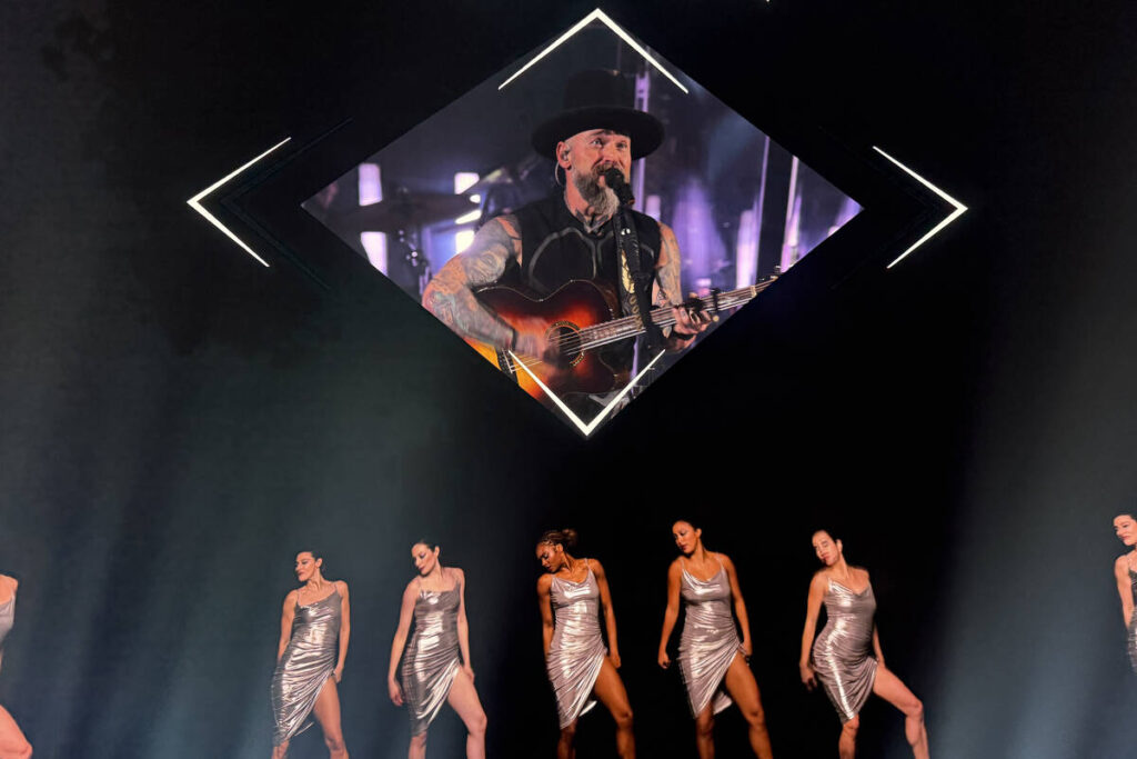 Zac Brown Band plays the first night of "Love & Fear" at Sphere on Friday, Dec. 5, 2025. (John ...