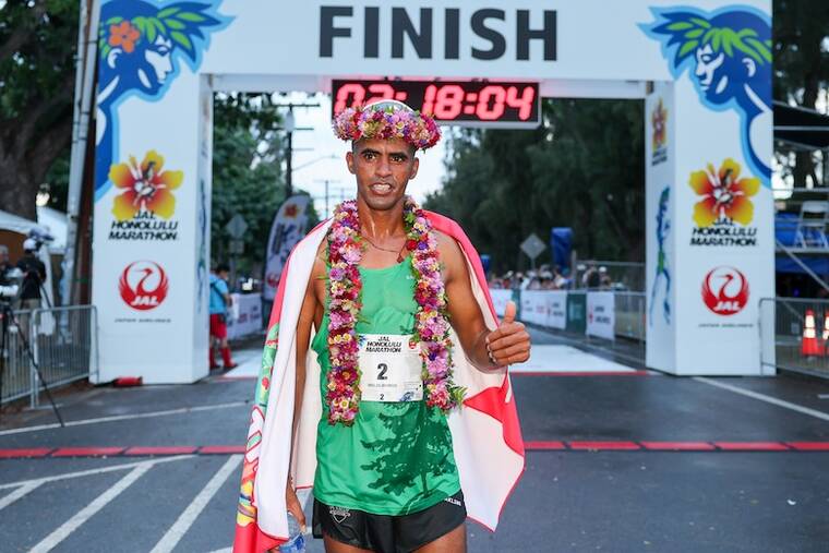 Weldibanos, Hauger-Thackery win Honolulu Marathon titles