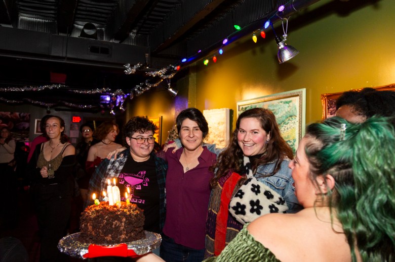 Attendees at Arcana's tenth birthday party in early December 2025. Photo by PC Platinum Photography.