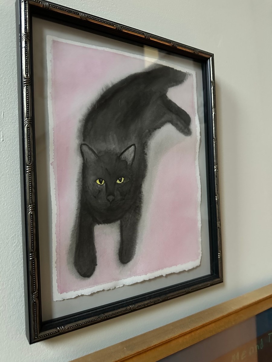 Support Bham-area animals with these 2 art fundraisers happening now 2 pastel portrait of cat in frame