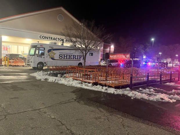 Two James City County Police officers shot and killed a man inside this Home Depot on Jan. 28, 2026. Police said he was coming after officers with a claw hammer.