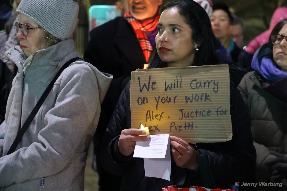 Durham Nurses Mourn Alex Pretti at Candlelit Vigil