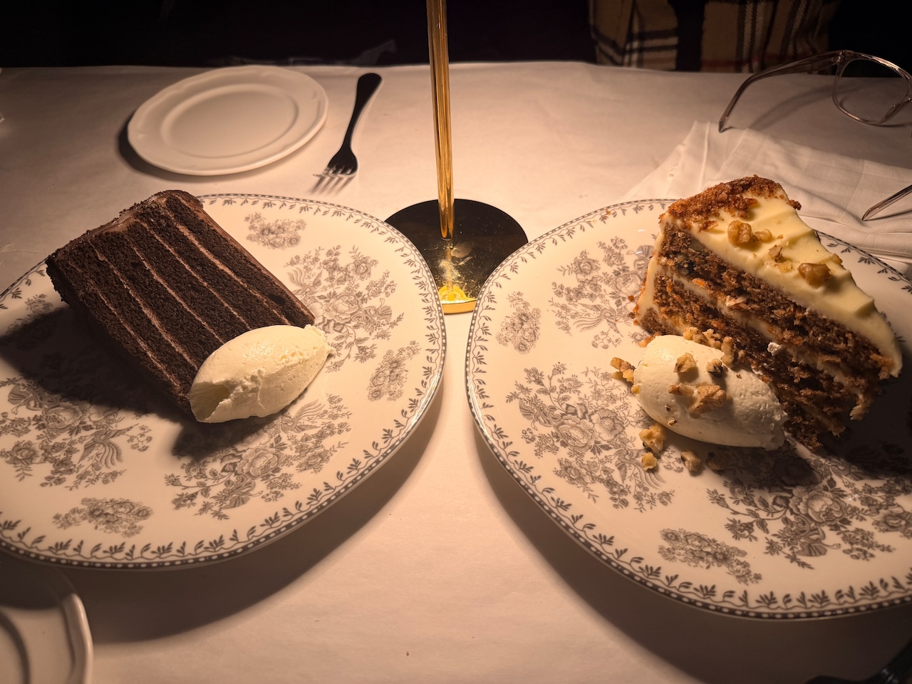 Dessert at River Pointe Inn in Rumson, NJ