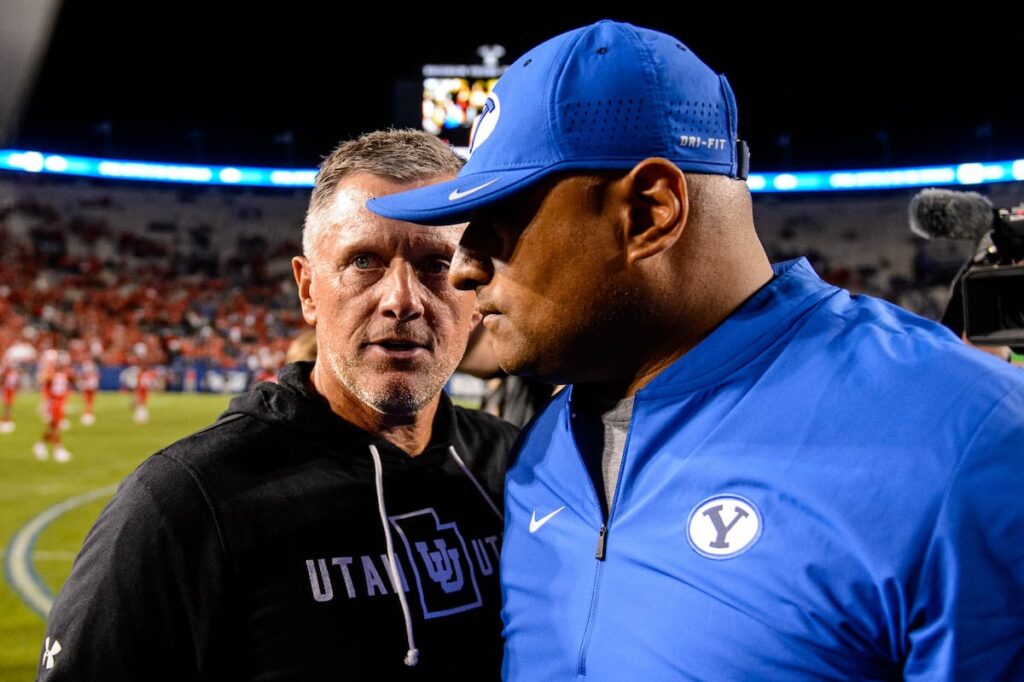 Kyle Whittingham, Michigan impact Utah and BYU football transfers, coaching staffs