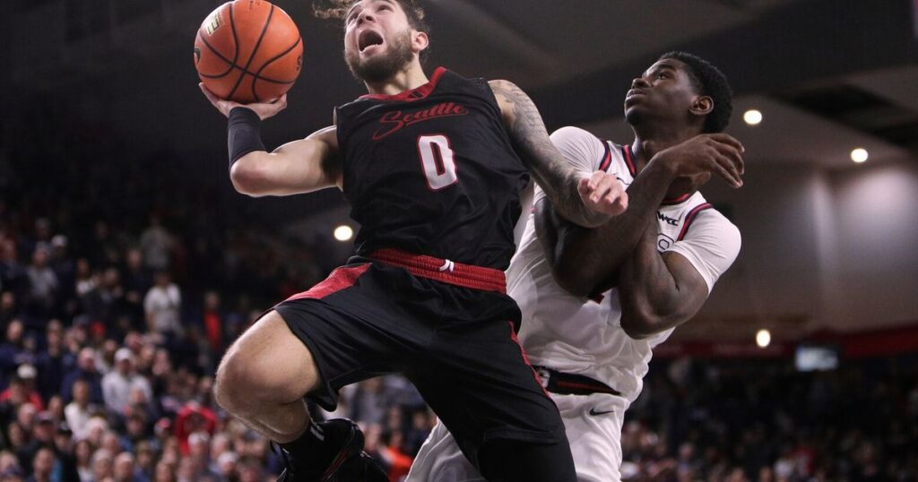 No. 7 Gonzaga avoids major upset, rallies past Seattle U 80-72 in OT